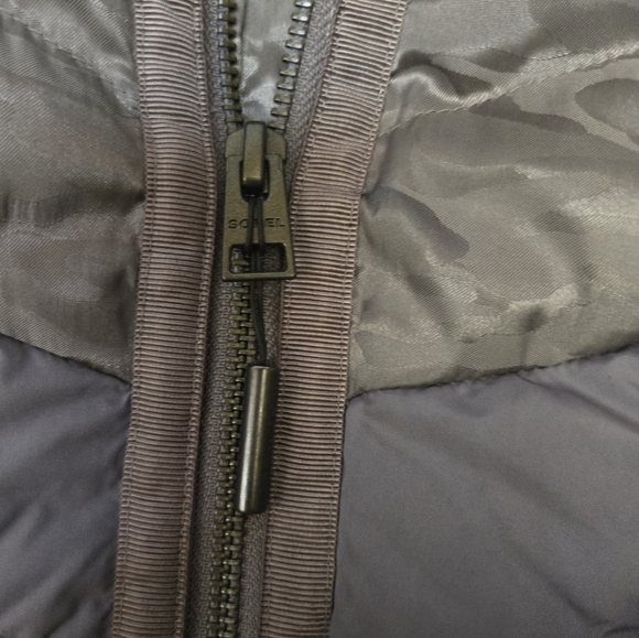 Sorel Camo Silver Gray Quilted Down Winter Jacket Small - Picture 8 of 10